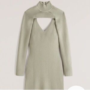 Abercrombie Mini Sweater Dress and Mockneck Shrug Set